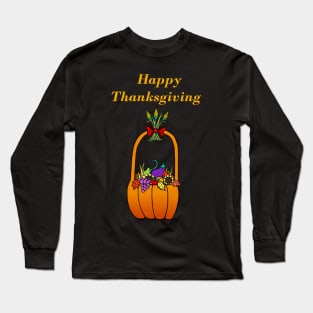 Thanksgiving Pumpkin Bounty Long Sleeve T-Shirt